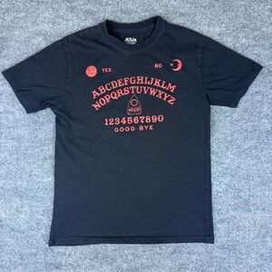 Ouija Mystifying Oracle Game Board Black Graphic T Shirt Tee Men's Size Medium